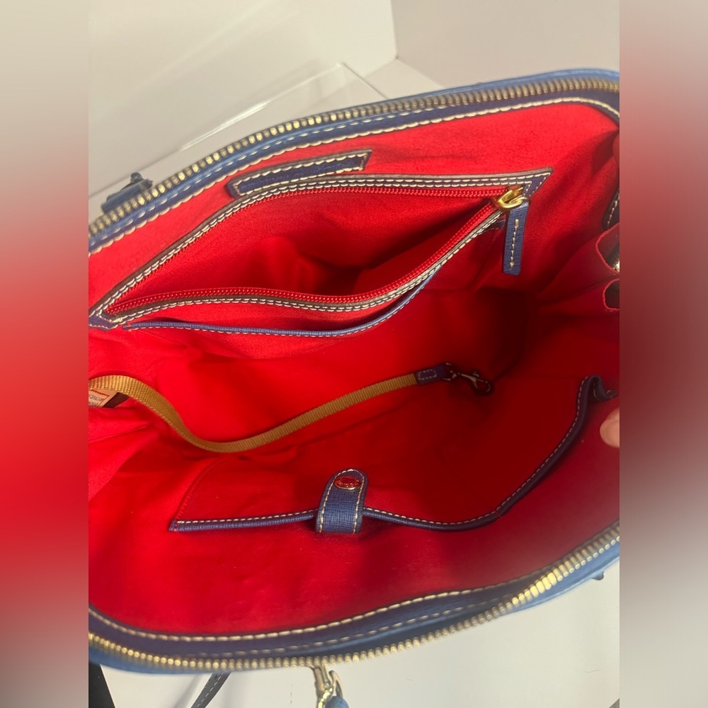 💖 #214 Dooney & Bourke Zip Zip Saffiano Satchel Shoulder Bag - Picture 11 of 16